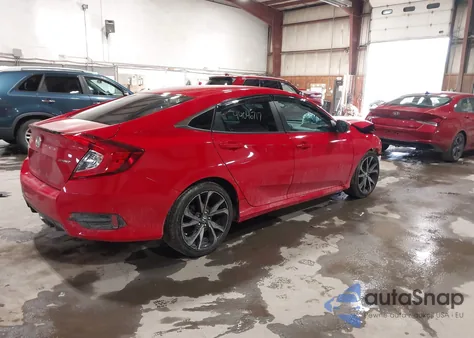 2019 Honda Civic Sport z USA, uszkodzony, nr VIN 2HGFC2F83KH567927